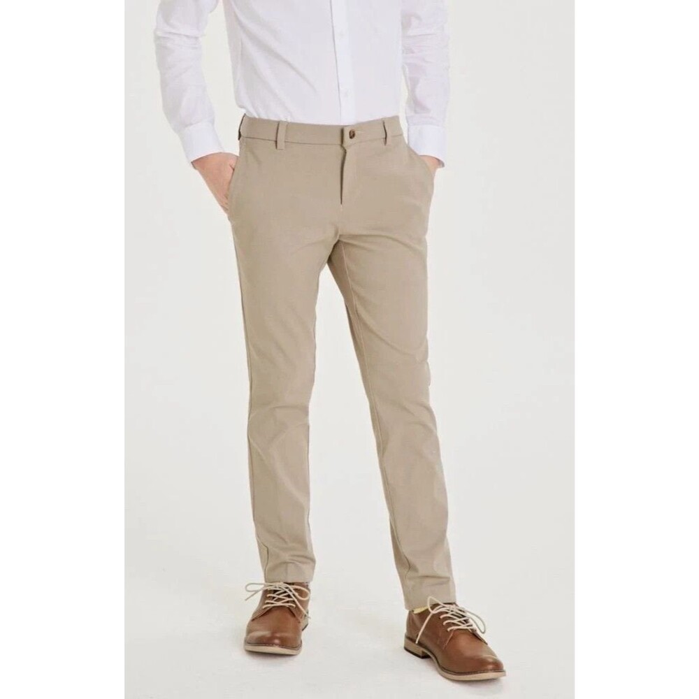 B by Brooks Brothers Beige Khaki Big Boys Classic Dress Pants Size 10R NWT